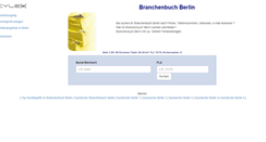 Desktop Screenshot of cylex-branchenbuch-berlin.de